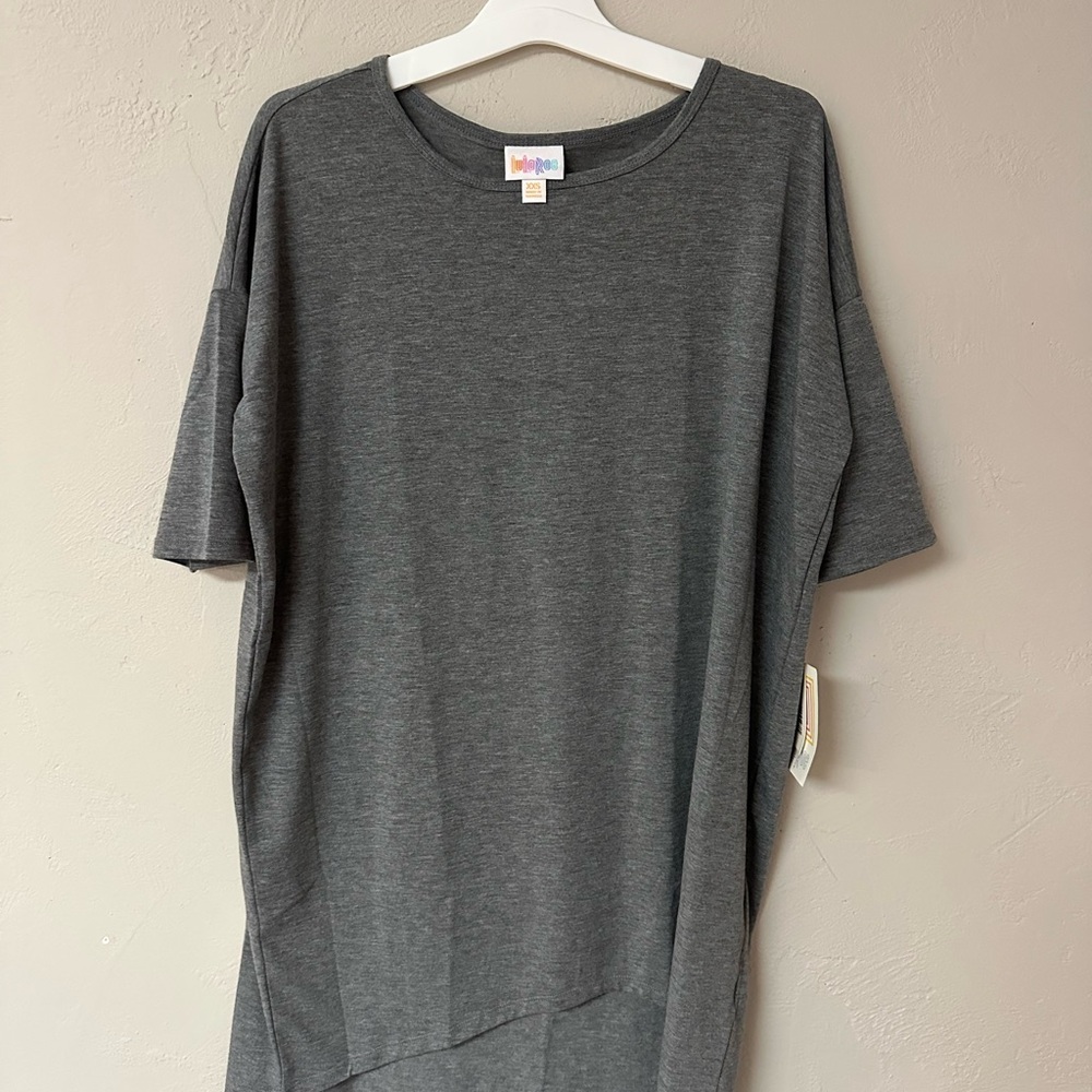LuLaRoe Gray Short Sleeve Tee for Effortless Style